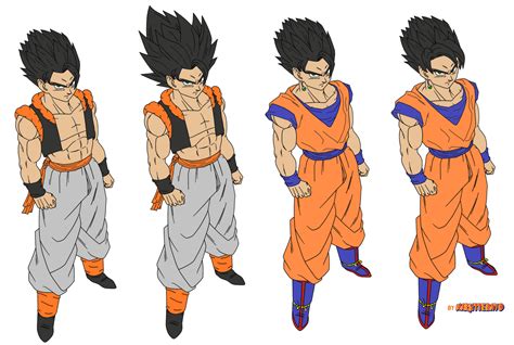 Fusion Gohan Goku Hair Coloring By Naruttebayo67 On Deviantart