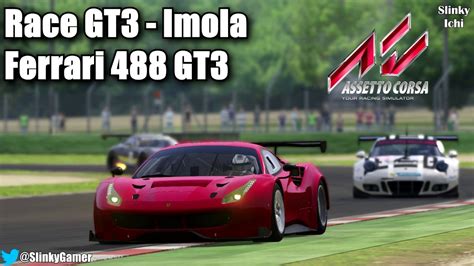 Assetto Corsa Gameplay Race Ferrari 488 GT3 Imola Wheelcam