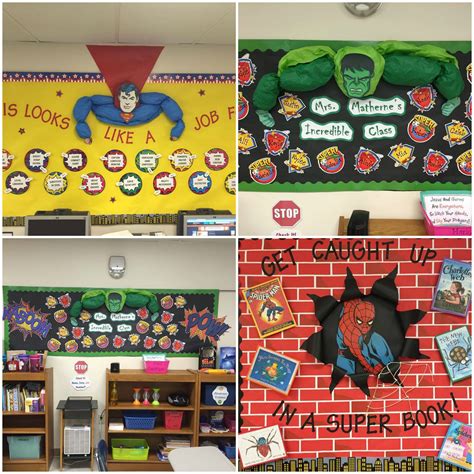 Bulletin Board Ideas For Superhero Theme Theme Image