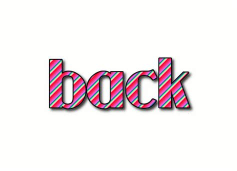 Back Logo Free Logo Design Tool From Flaming Text
