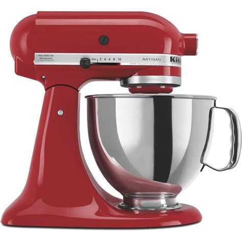 Find great deals on ebay for red kitchen aid mixer. KitchenAid Artisan 5 Qt. Empire Red Stand Mixer-KSM150PSER ...
