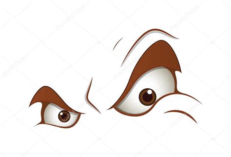 Angry Eyes Vector