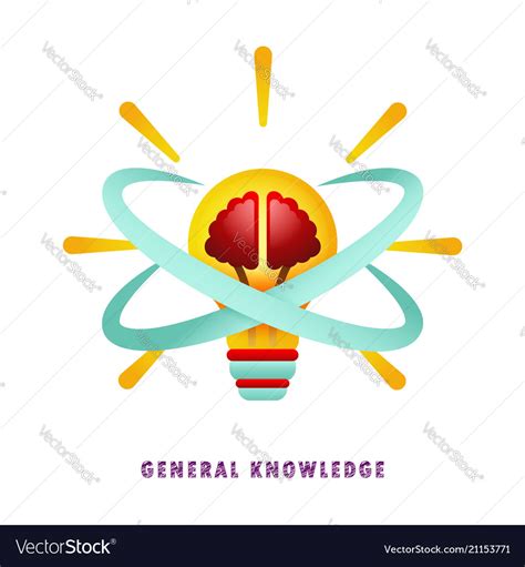 General Knowledge Thought Out Idea Royalty Free Vector Image