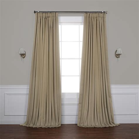 Finally a blackout curtain that is lightweight and blocks 100% of the light! Exclusive Fabrics & Furnishings Classic Taupe Beige ...