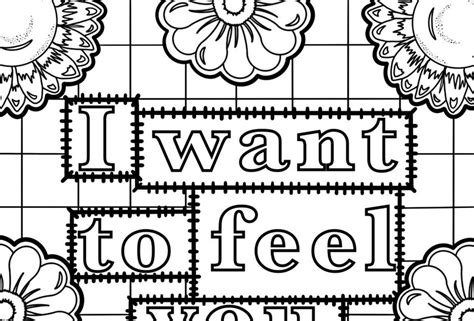 I Want To Feel You Inside Me Naughty Adult Coloring Page Etsy