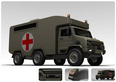 160 Kw Emergency Medical Vehicle Mobile Field Hospital With 32l