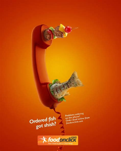 Food On Click Ad By Murat Süyür Via Behance Visual Advertising Ads