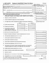 Images of Quarterly Payroll Tax Forms
