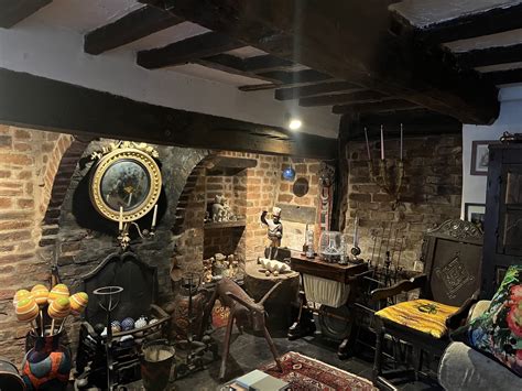 Collector’s paradise! 16th century cottage brims with antiques, modern
