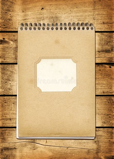 Vintage Blank Open Notebook Stock Image Image Of Aged Pages 35566631