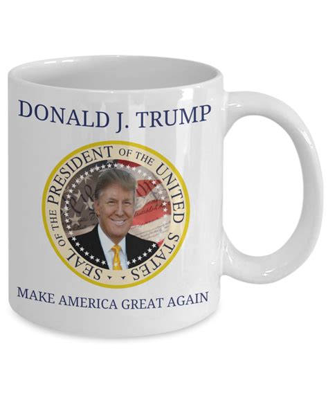 Trump Mug Make America Great Again Photo Seal White Mug 11 Oz