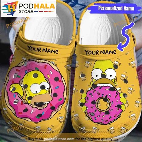 Custom Simpsons Crocband 3d Crocs Clog Shoes Bring Your Ideas Thoughts And Imaginations Into