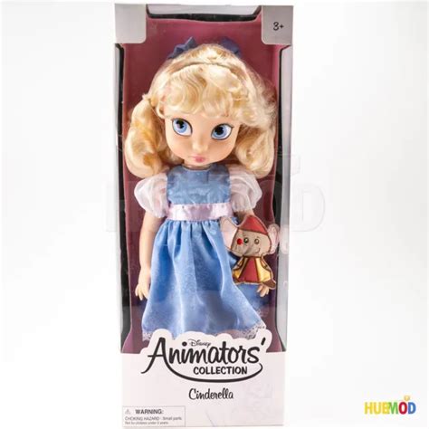 Disney Princess Animators Collection 16 Doll Cinderella With Jaq