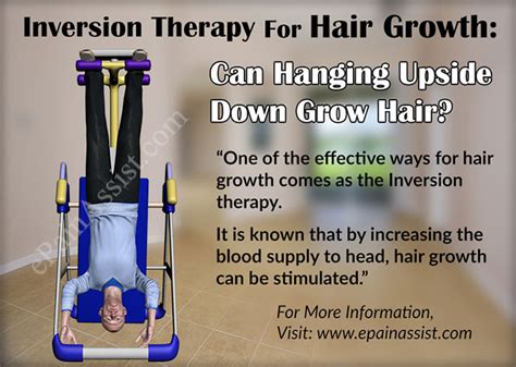 For effectiveness, this method requires that an oil or blend of oils are massaged into the scalp before proceeding to invert the head for about 4 minutes. Inversion Therapy For Hair Growth|Can Hanging Upside Down ...