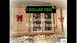The space above kitchen cabinets can be accentuated with a stenciling effect. DOLLAR TREE Christmas Kitchen Cabinets Decor DIY - PLAID ...