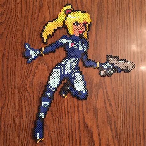 Amiibound On Instagram Zero Suit Samus Perler Bead