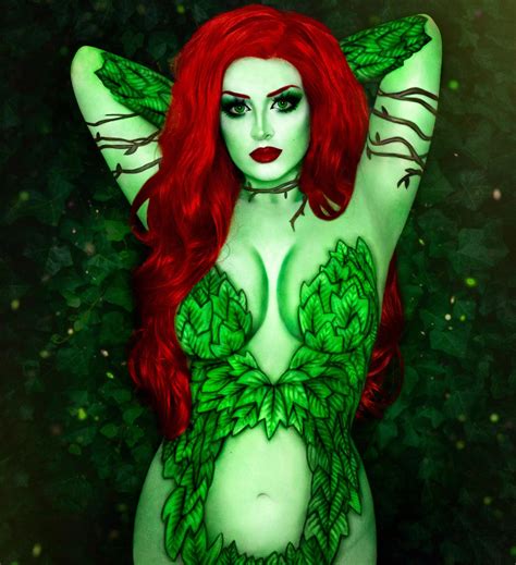 Poison Ivy Body Paint Its All Make Up Nudes Nsfwcostumes Nude