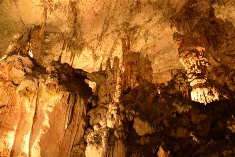 Neptune Grotto Stalactite Cave Town Alghero Island Sardinia Italy