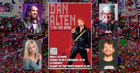 Hey Yall, I'm Dan Alten and I'm headlining Planet of the Tapes Comedy