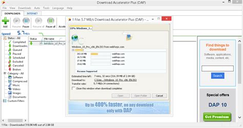 download accelerator plus (dap) extension
