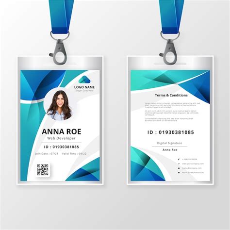 Front And Back Card Template
