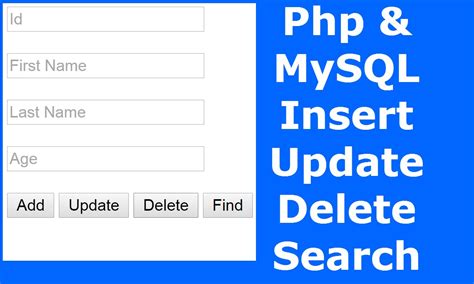 Insert Update Delete In Php And Mysqli With Source Code Mobile Legends