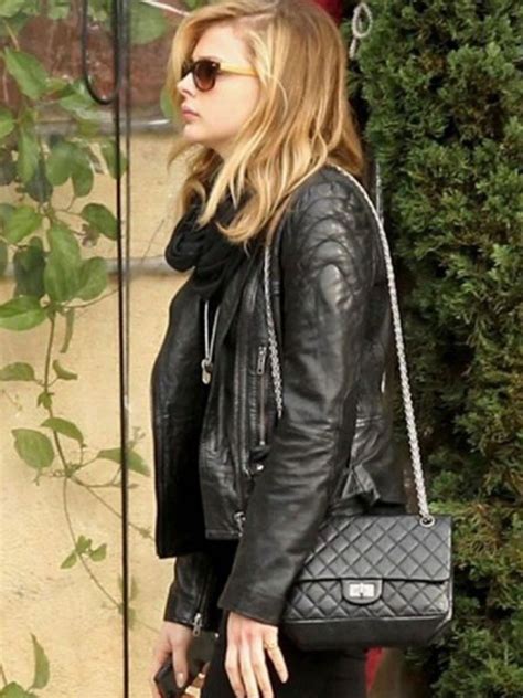 Chloë Grace Moretz If I Stay Black Leather Jacket