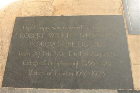 ملفmemorial To Robert Wright Stopford Peterborough Cathedral