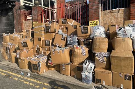twelve tons of fake clothing seized in raid on counterfeit street strangeways warehouse
