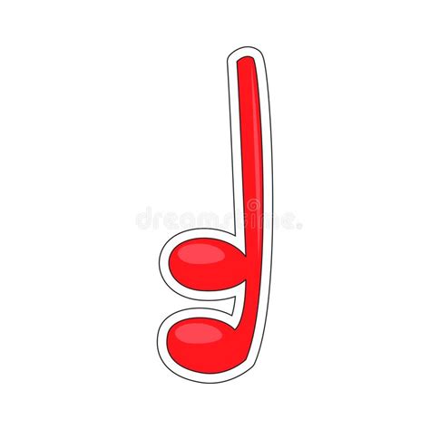 Comic Sixteenth Beamed Musical Note Stock Vector Illustration Of Cute