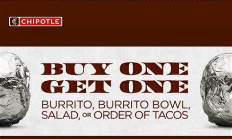 Hot New BOGO Chipotle Coupon - Text Offer!Living Rich With ...