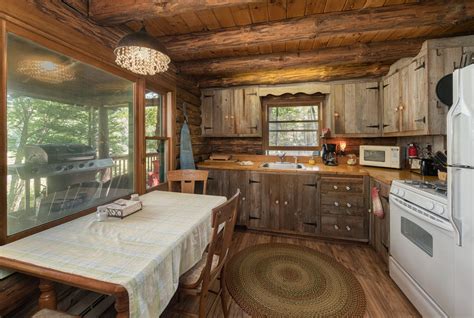 Pin by Maura Paler on Lake Pleasant Log Cabin | Log cabin rentals, Log cabin loft, Cabin design