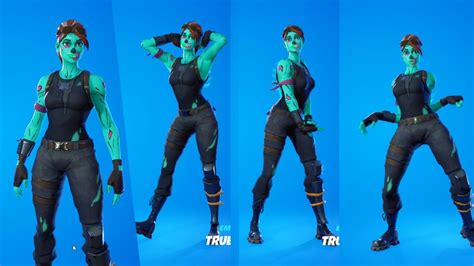 Green Ghoul Trooper Skin Showcase With All Emotes Green Ghoul Trooper