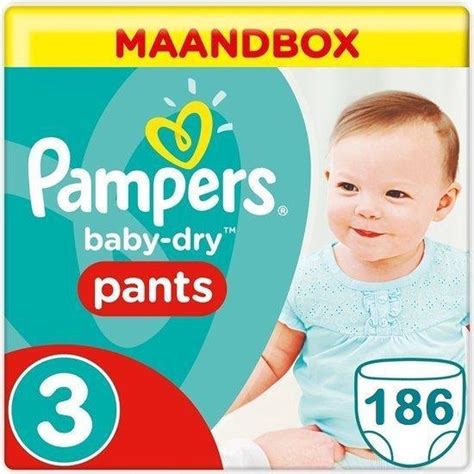 Pampers Baby Dry Pants Maat 3 186 Luierbroekjes Maandbox