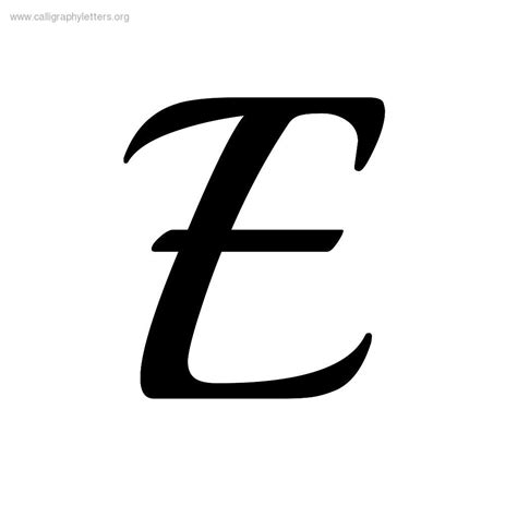 Calligraphy Lowercase E Images Initials Monograms And Names
