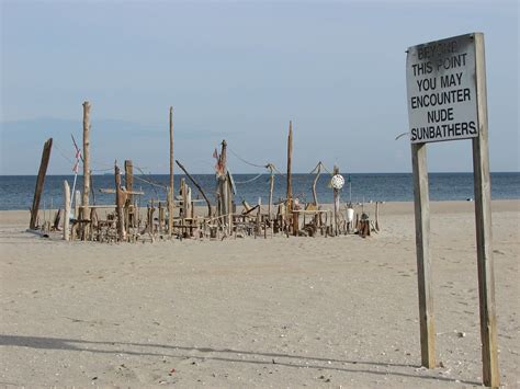 beach trash sculpture on the nude beach in sandy hook nj flickr