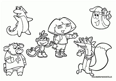 Download Princess Dora Coloring Pages - Coloring Home