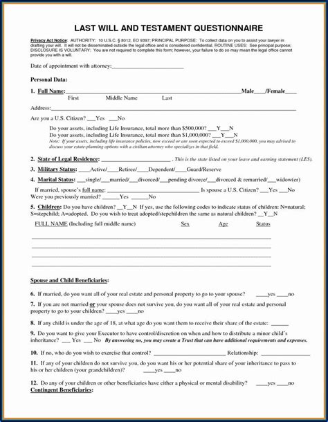 Start a free trial now to save yourself time and money! Free Printable Last Will And Testament Forms Canada - Form ...