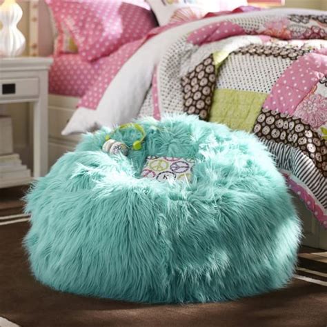 Made from recycled polyester that's luxuriously cozy, this super comfy bean bag is the perfect mix of chic style and lasting quality. Himalayan Faux-Fur Deep Pool Bean Bag Chair | Bean bag ...