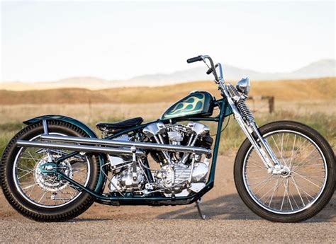 Hell Kustom Harley Davidson Knucklehead 1946 By Small City Cycles