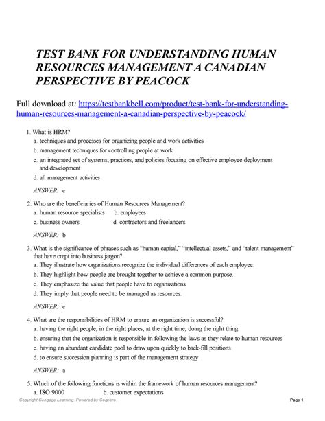 647272677 Understanding Human Resources Management A Canadian