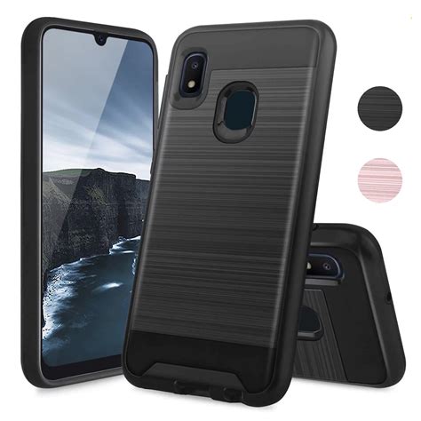 For Samsung Galaxy A10e Phone Case Shockproof Slim Brushed Armor Rubber Cover Ebay