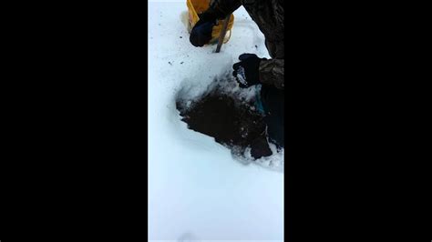 Dirt Hole Deep Snow Youtube