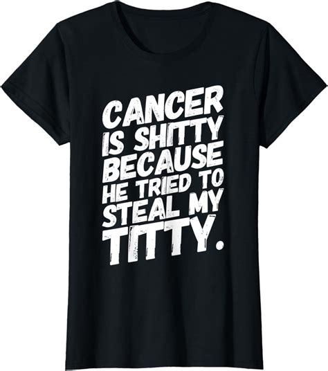 Womens Funny Breast Cancer Survivor Biopsy Mastectomy Gift T-Shirt