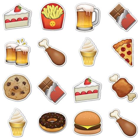 Junk Food Emojis Junk Food Emoji Food Food Stickers