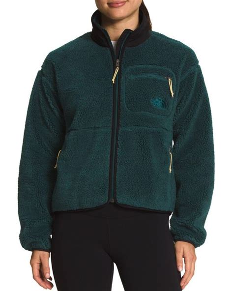 The North Face Extreme Pile Full Zip Fleece Jacket In Green Lyst