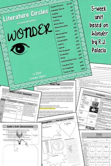 High interest/low reading level books aim to capture and hold student interest while building essential reading skills. Literature Circle Packet for "Wonder" by R.J. Palacio. If ...