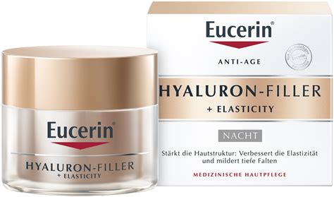 Eucerin Hyaluron Filler Elasticity крем для ночного ухода за кожей