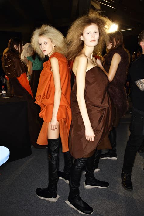 sonny vandevelde rick owens aw1617 fashion show paris backstage