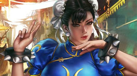 Wallpaper Chun Li Street Fighter Video Game Characters Female